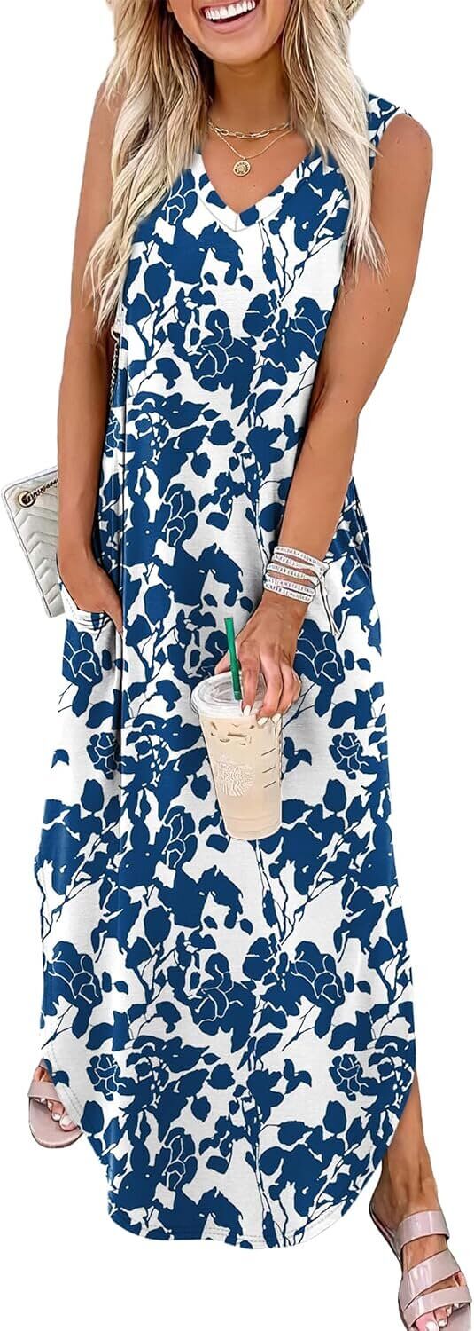 Sampeel Maxi Dress - Perfect for Beach Vacations, Now with Pockets! - 23% Off!