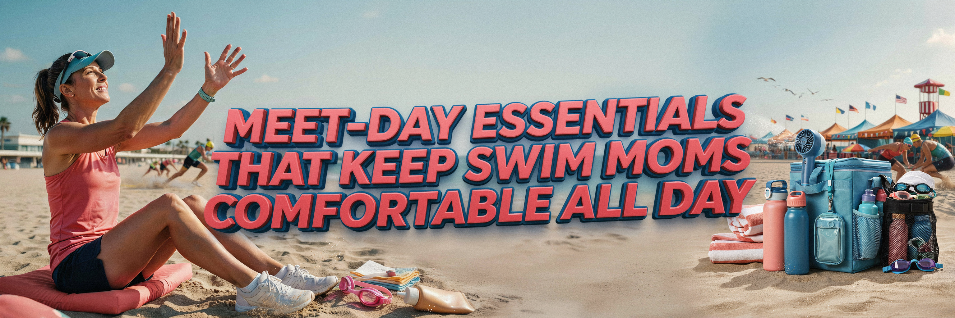 12 Hours on the Bleachers: The Meet-Day Essentials Every Swim Mom Needs