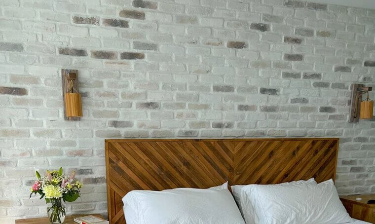Faux Brick Wall
