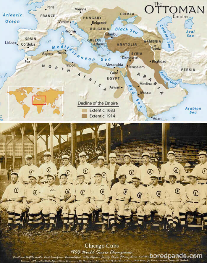 The Ottoman Empire Existed The Last Time The Chicago Cubs Won The World Series