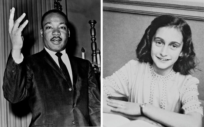 Anne Frank And Martin Luther King Jr. Were Born In The Same Year