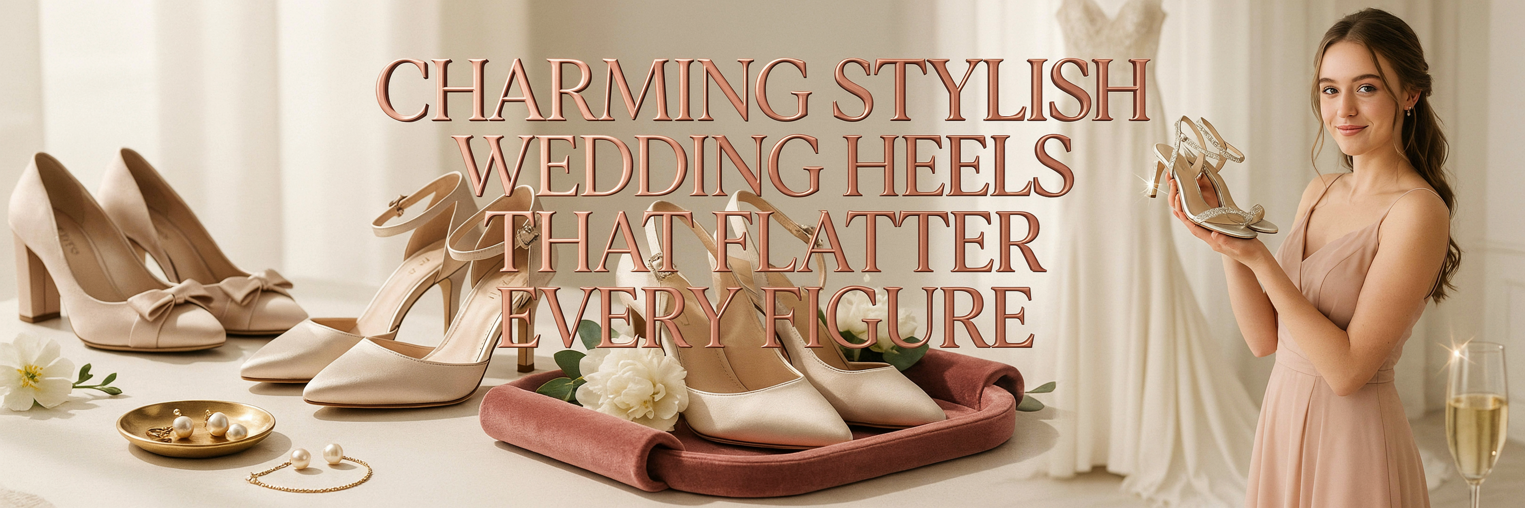 Stylish Wedding Heels That Won't Hurt Your Feet