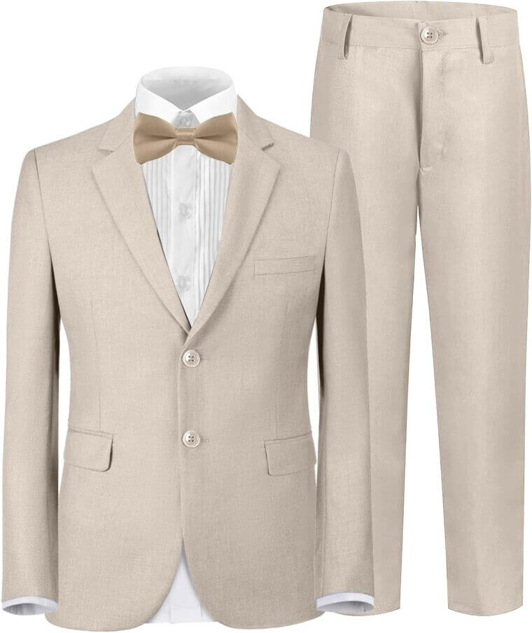 Boys Slim Fit Suit Set - Perfect for Any Occasion - Now 20% Off!