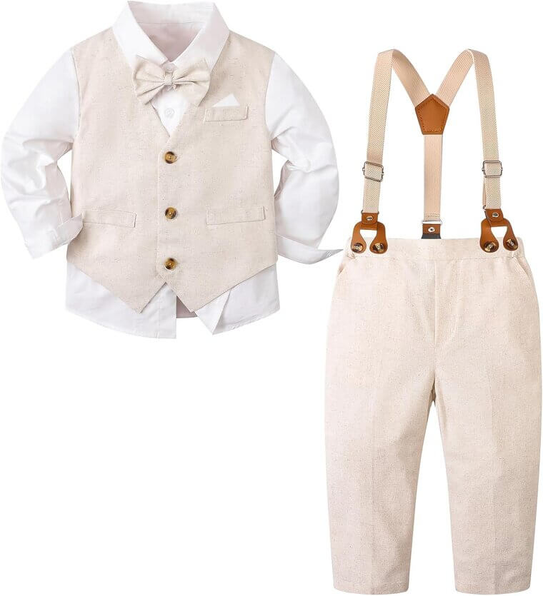 SANGTREE Boys Suit - Stylish Formal Set for Little Gentlemen 