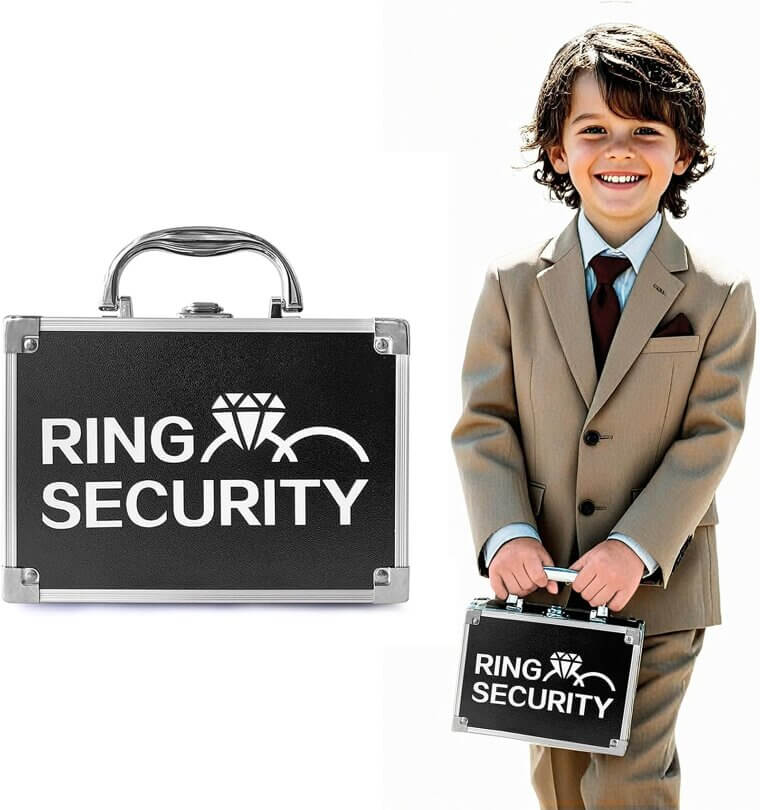 Ring Bearer Security Briefcase - Perfect for Weddings & Beyond - Don’t Miss the 17% Discount!