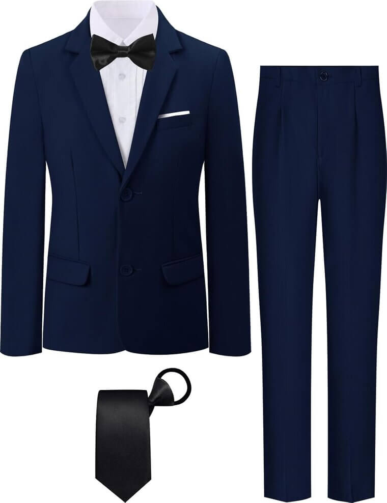 A&J DESIGN Boys' Tuxedo Set - Perfect for Young Gentlemen - Now 18% Off!