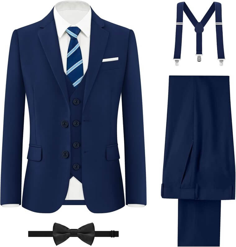 Boys' Formal Suit Set - Perfect for Special Occasions - Now 11% Off!