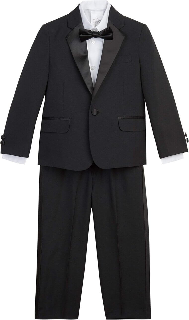 Nautica Boys Tuxedo Set - Stylish 4-Piece Ensemble for Special Occasions - Now 10% Off!