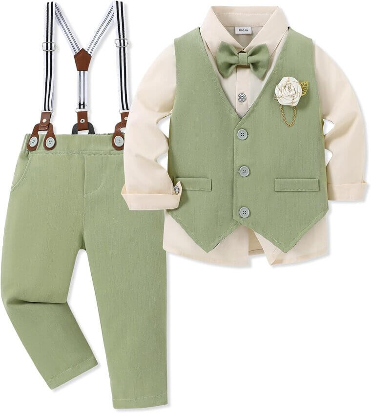 Toddler Gentleman Outfit - Formal Dress Set for Boys 