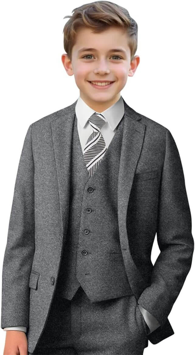 Boy Suits Tweed - Stylish Tuxedo Set for Every Occasion! - Don’t Miss the 11% Discount!