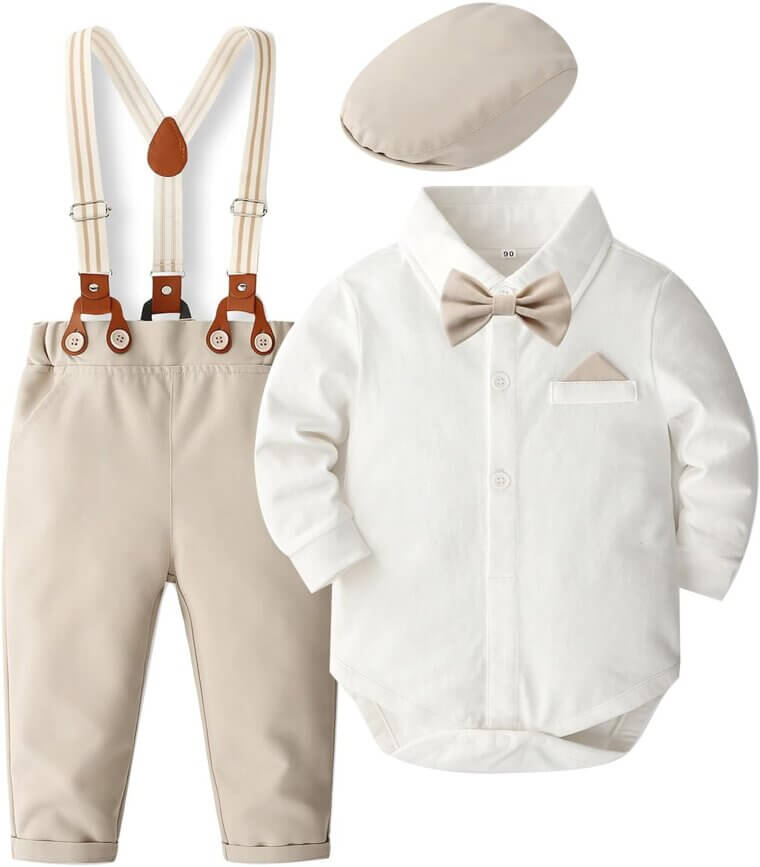 SALNIER Baby Suit - Stylish Comfort for Your Little Gentleman 