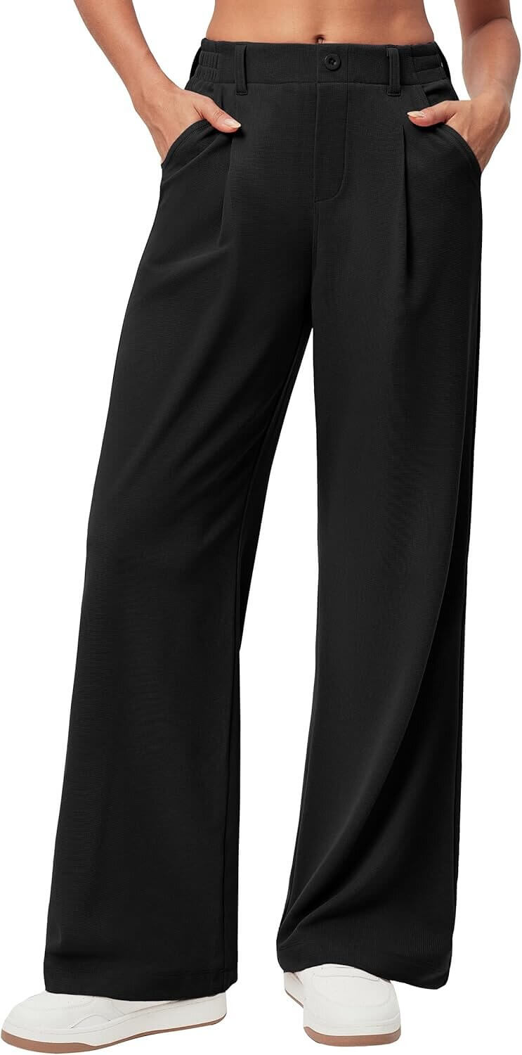Ewedoos Wide Leg Pants: Stylish Comfort for Work & Play - Now 46% Off!