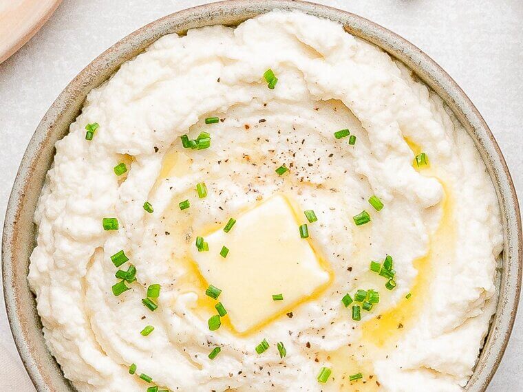 Cauliflower Mash With Garlic