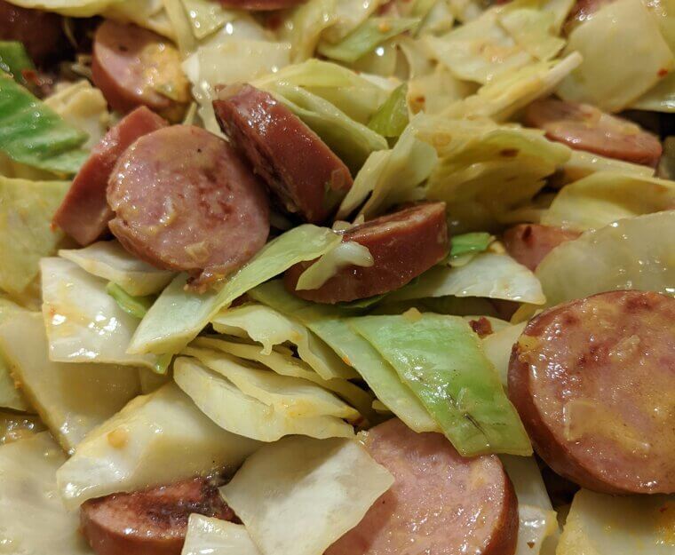 Cabbage and Sausage Skillet
