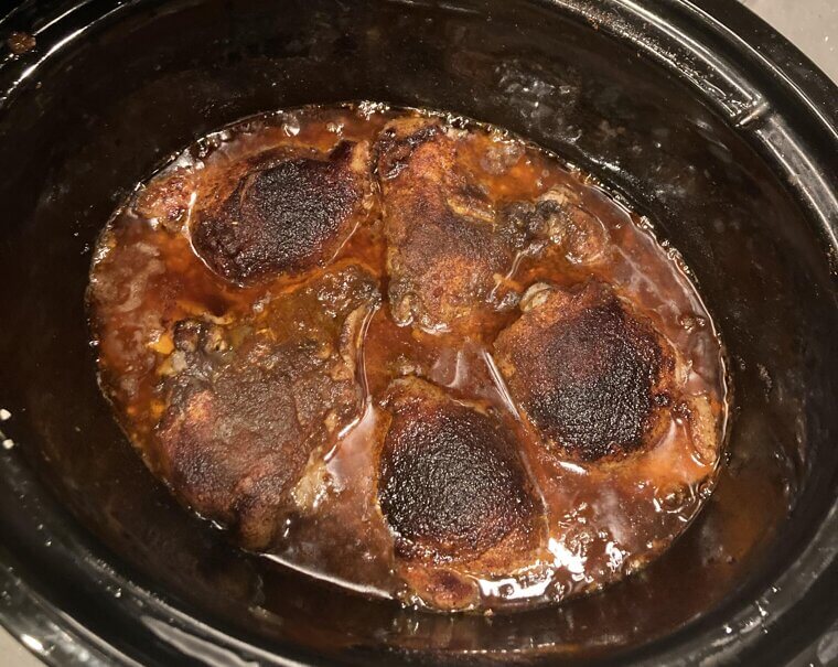 Slow Cooker Chicken Thighs