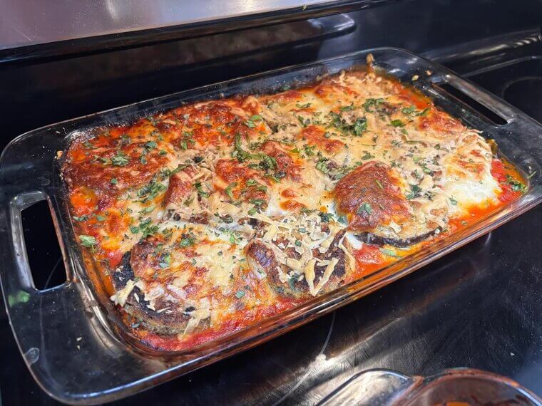 Eggplant Parmesan Bake