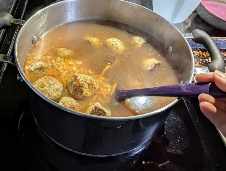 Turkey Meatball Soup