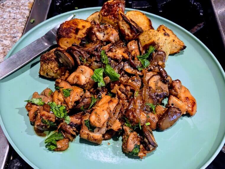 Chicken and Mushroom Skillet