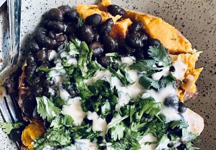 Sweet Potato and Black Bean Bake