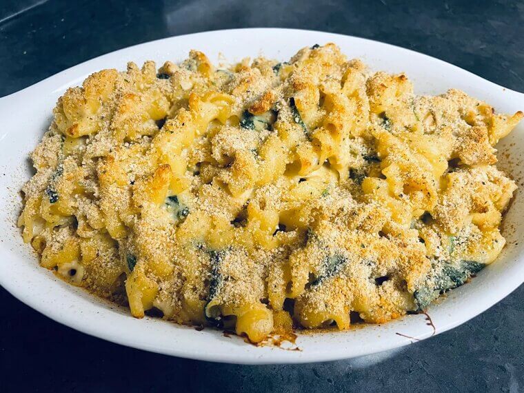 Low-Carb Chicken Alfredo Bake