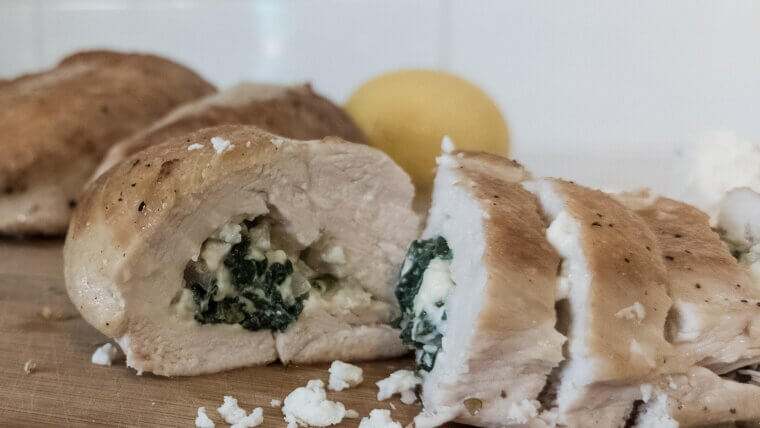 Spinach and Feta Stuffed Chicken