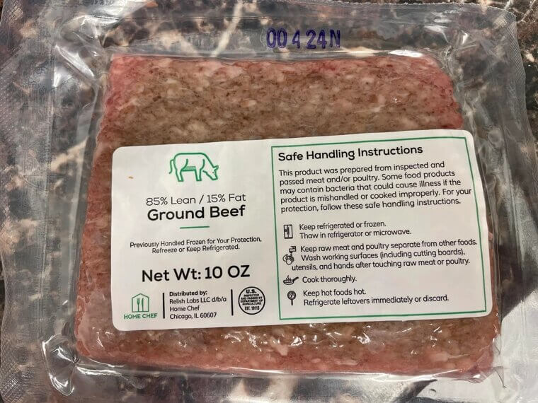 Raw Ground Beef: 1 to 2 Days
