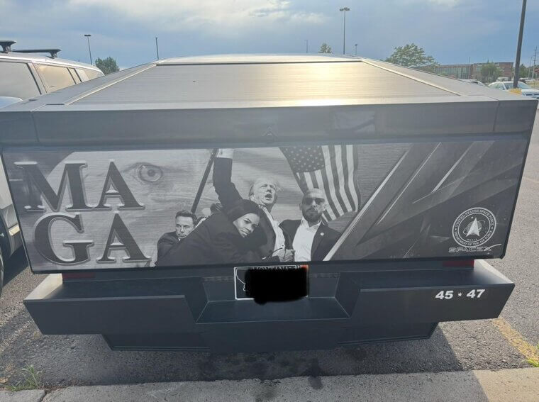 Political Billboard on Wheels