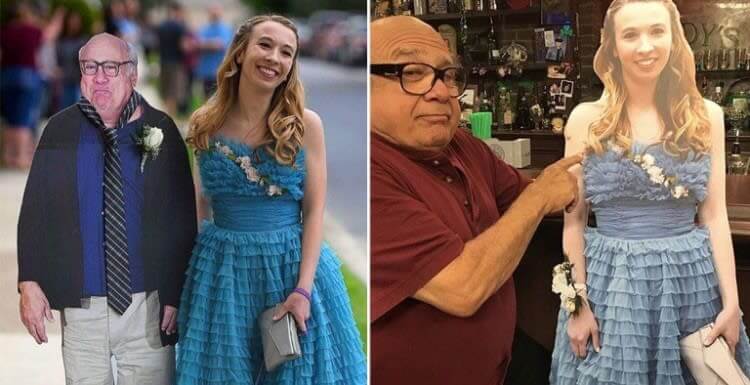 She Took A Danny DeVito Cut Out To Prom So He Brought Her To Paddy's Pub