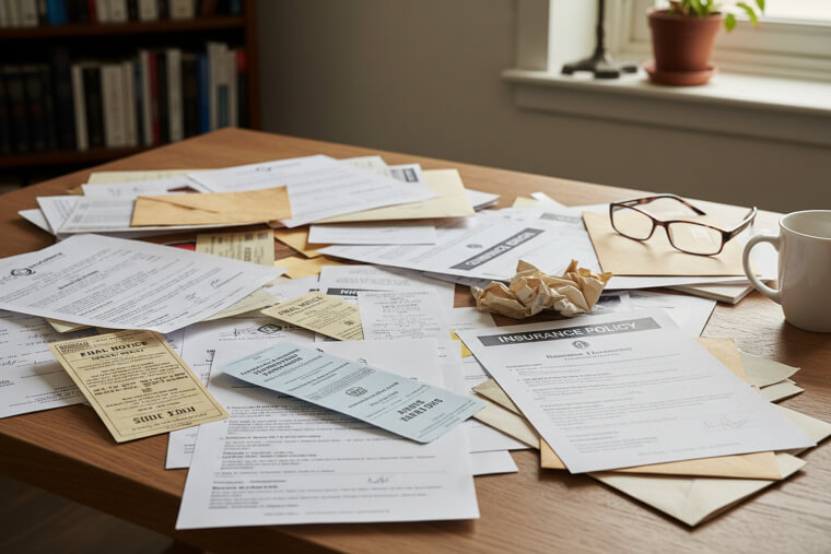 Important Documents Hidden in Random Places