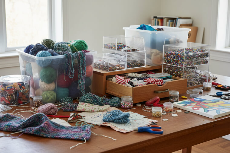 The Craft Supplies That Never Became Crafts