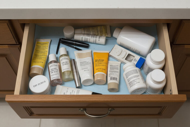 Bathroom Products That Expired Years Ago