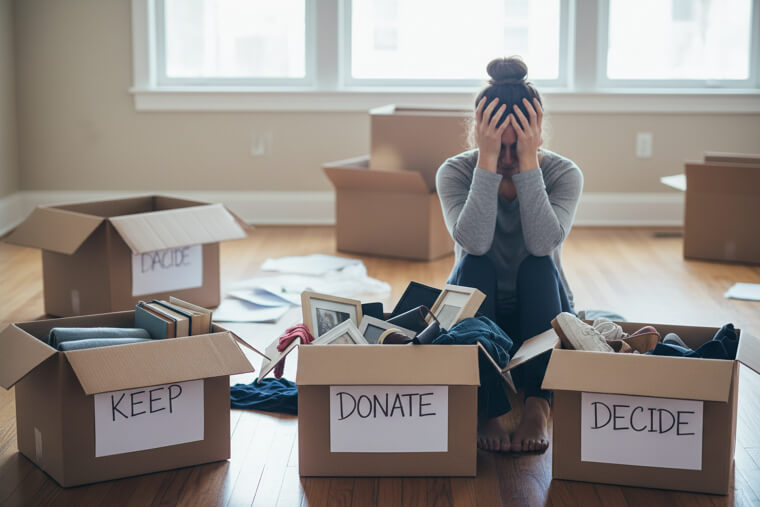 Decluttering During Life Transitions Costs You Emotionally