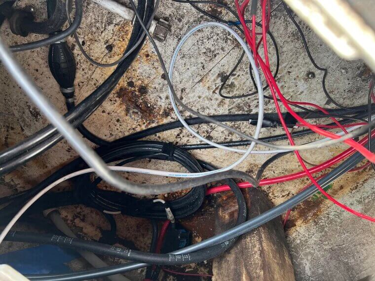 Corroded Electrical Wiring