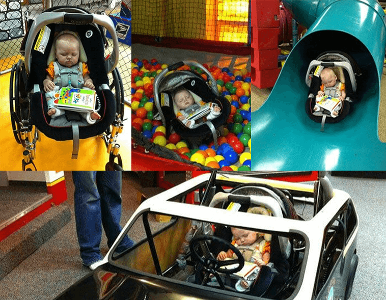 Apparently, Kids Don't Need to Be Awake to Have Fun