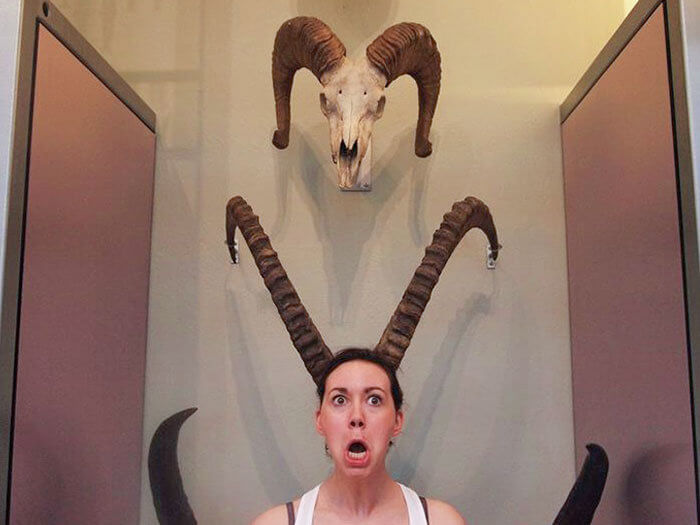 When Life Gives Your Horns, Make Funny Photos With Them