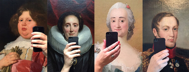 Any Painting Can Be A Selfie If You Try Hard Enough