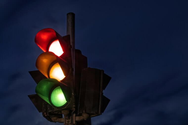 You Can Ignore Traffic Lights if No Police Are Around