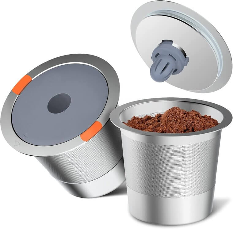 Noalto Reusable K Cups - Universal Fit for Keurig Coffee Makers - Enjoy 23% Off!