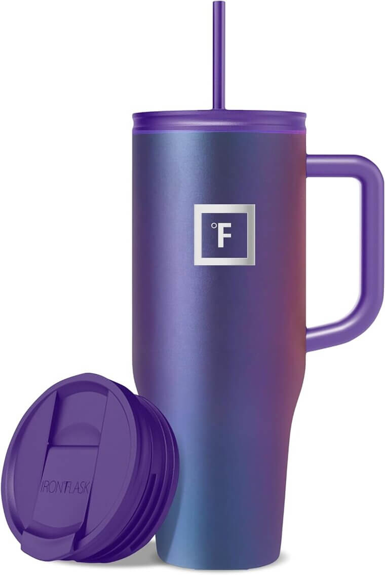 IRON °FLASK Co-Pilot Mug - Ultimate Travel Companion - Now 40% Off!