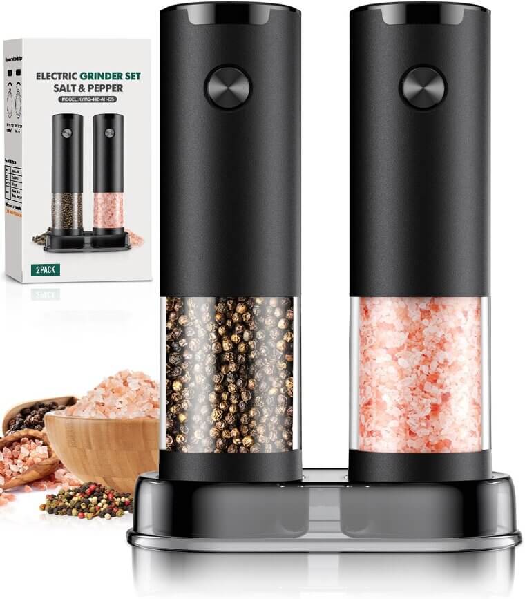 Electric Salt & Pepper Grinder Set - Enhance Your Cooking! - Now 42% Off!