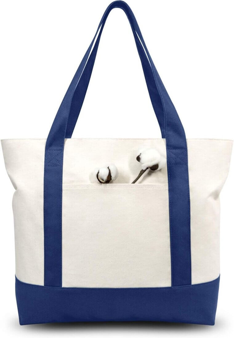 Canvas Tote Bag with Pocket - Stylish & Durable - Now 21% Off!
