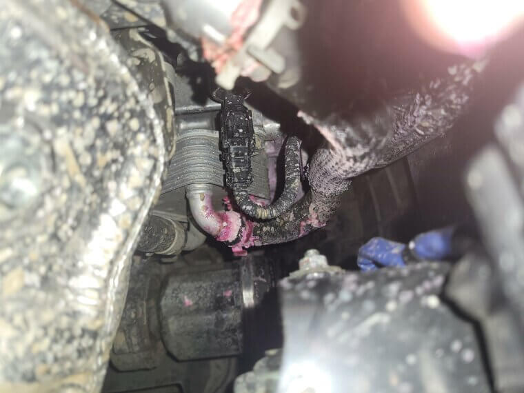 Dirty Engine Coolant