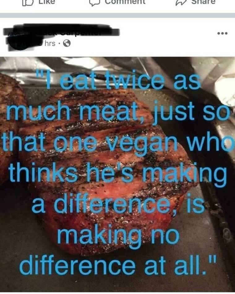 Vegans Have No Chance