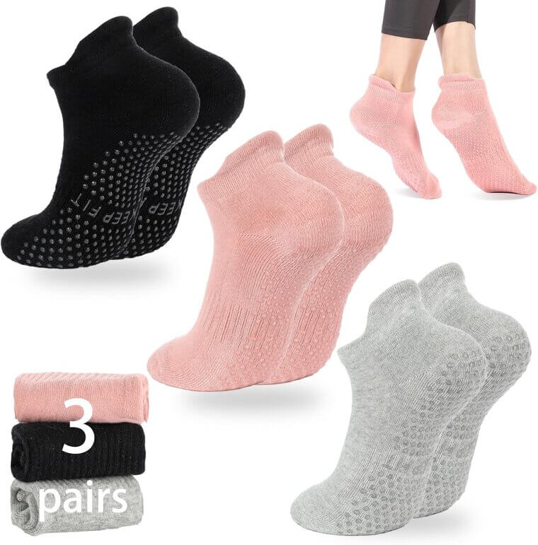 Grippy Yoga Socks for Women - Perfect for Pilates & Barre 
