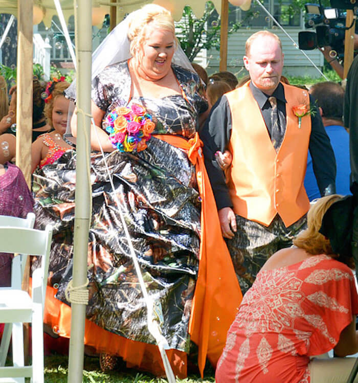 A Wedding Ensemble Worthy of Mama June and Sugar Bear