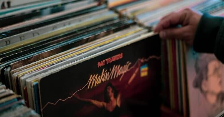 Old Vinyl Records or CDs