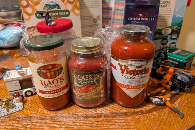 Jarred Pasta Sauce
