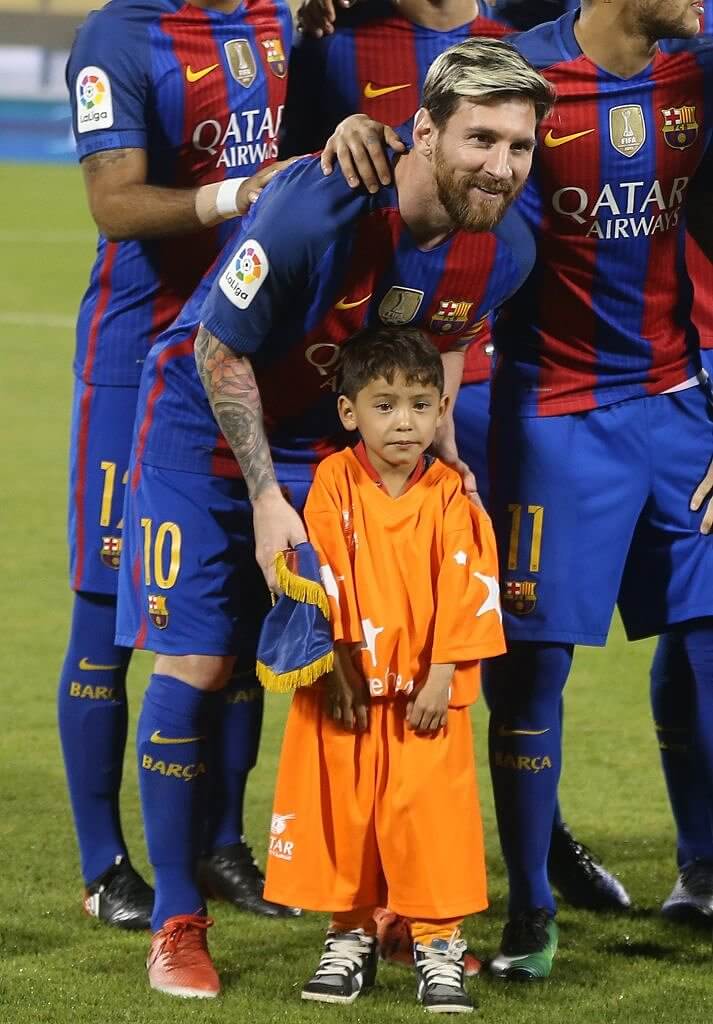 Murtaza Ahmadi Met His Idol on the Field, Lionel Messi