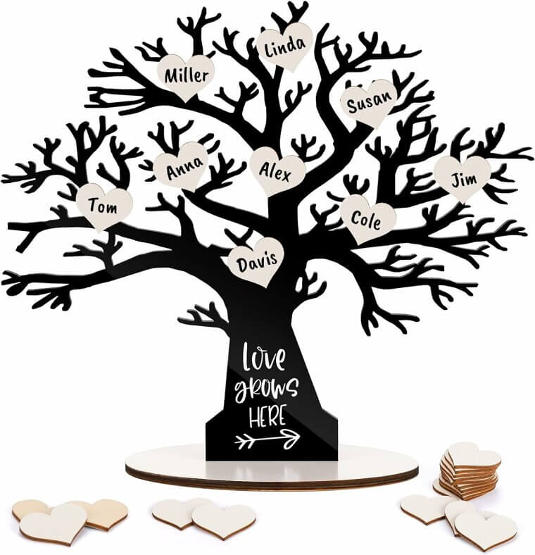 Personalized Family Tree Gift - Cherish Grandma & Grandpa 