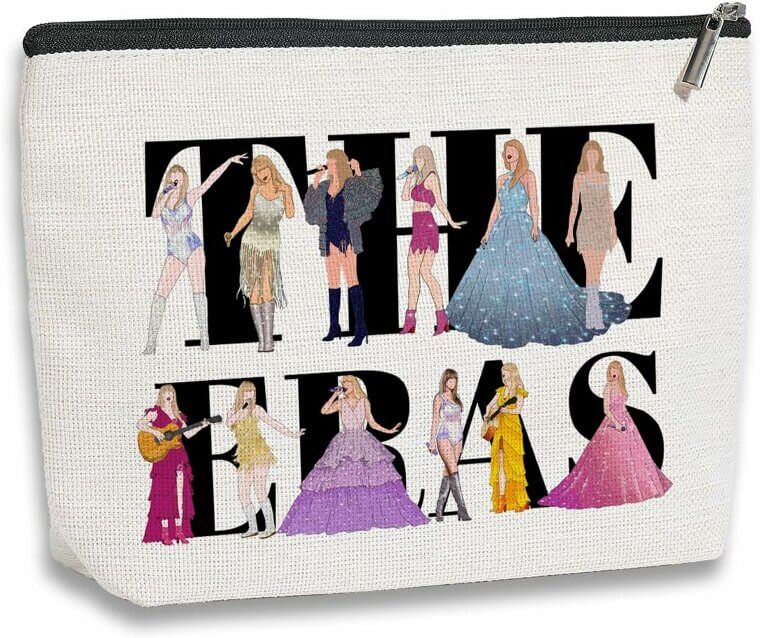 Delightful Singer Makeup Bag for Music Lovers, Friends & TS Fans